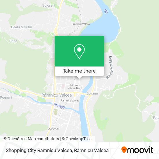 Shopping City Ramnicu Valcea map