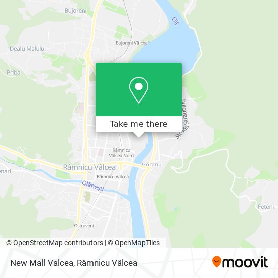 New Mall Valcea map