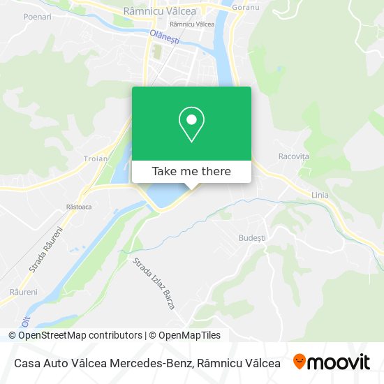 Casa Auto Vâlcea Mercedes-Benz map