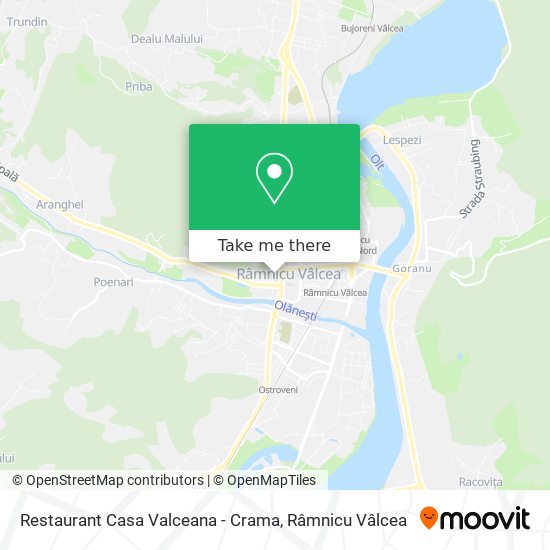 Restaurant Casa Valceana - Crama map