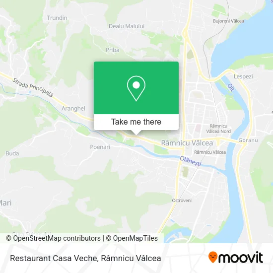 Restaurant Casa Veche map