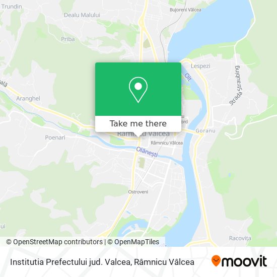 Institutia Prefectului jud. Valcea map