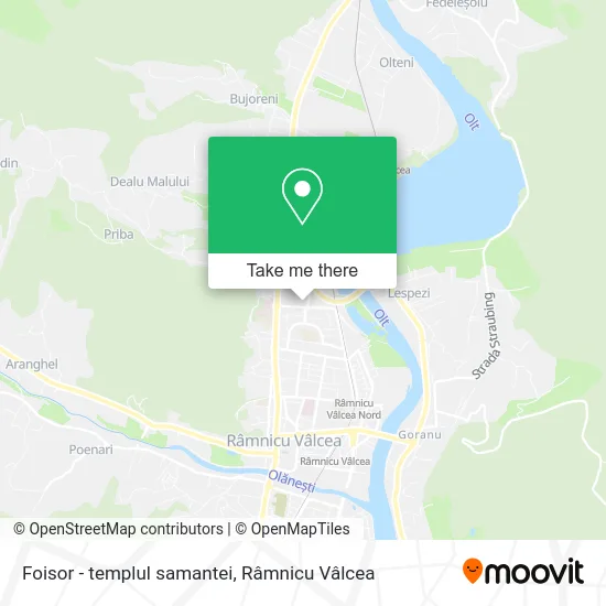 Foisor -  templul samantei map