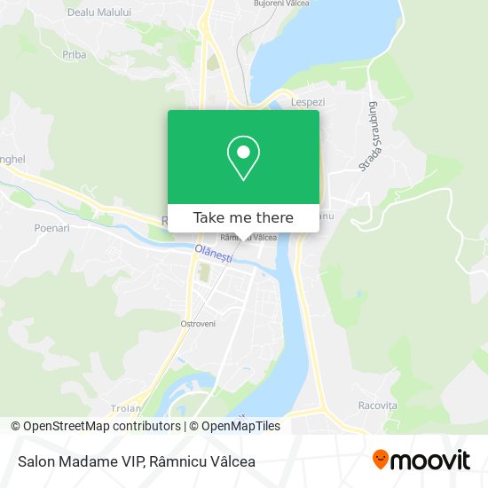 Salon Madame VIP map