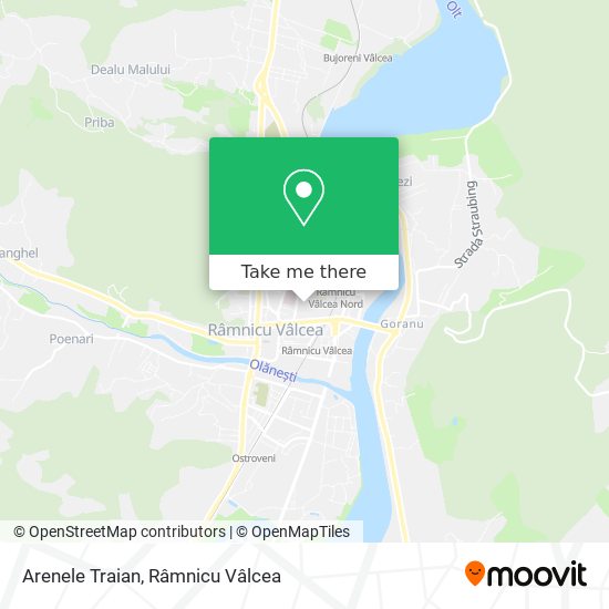Arenele Traian map