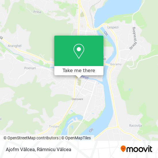 Ajofm Vâlcea map