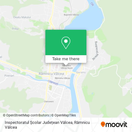 Inspectoratul Școlar Județean Vâlcea map