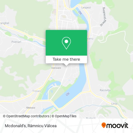 Mcdonald's map