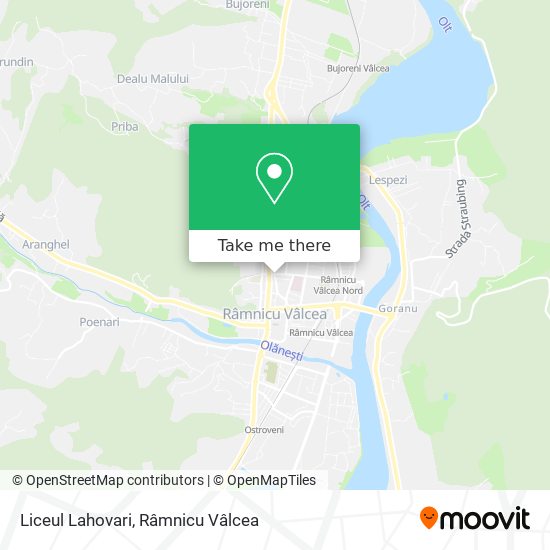 Liceul Lahovari map