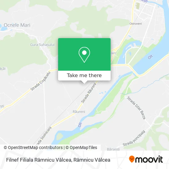 Filnef Filiala Râmnicu Vâlcea map