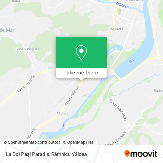 La Doi Paşi Paradis map