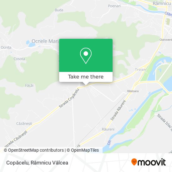 Copăcelu map