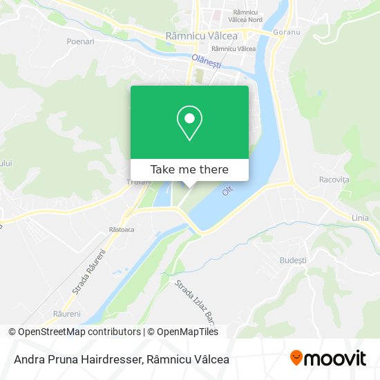 Andra Pruna Hairdresser map