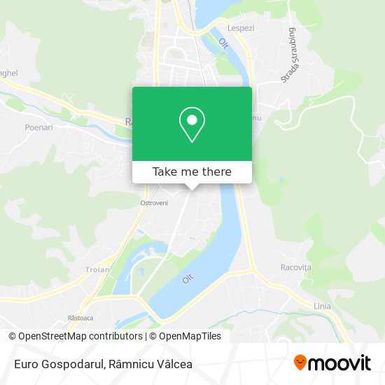 Euro Gospodarul map
