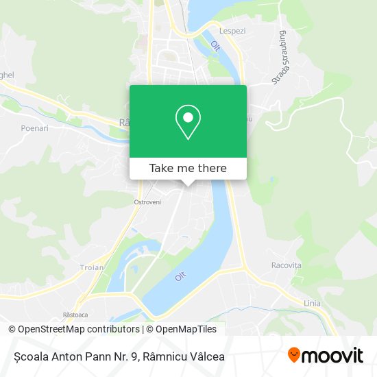 Școala Anton Pann Nr. 9 map