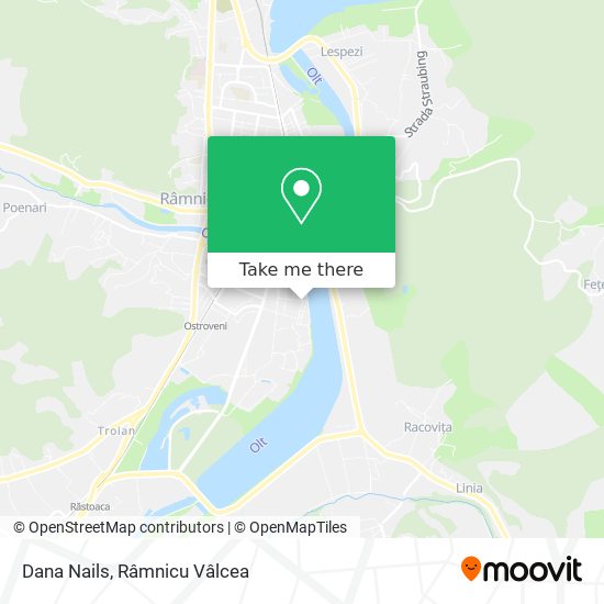 Dana Nails map
