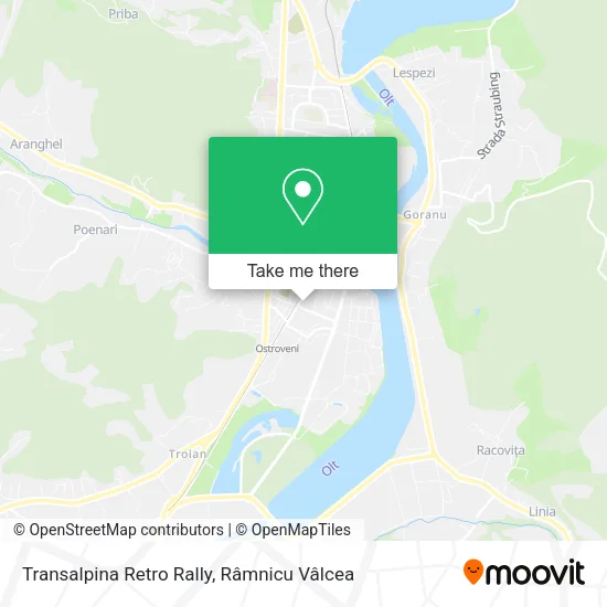 Transalpina Retro Rally map