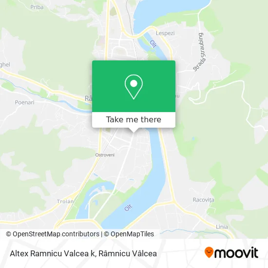 Altex Ramnicu Valcea k map