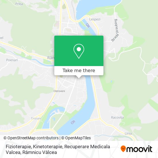 Fizioterapie, Kinetoterapie, Recuperare Medicala Valcea map