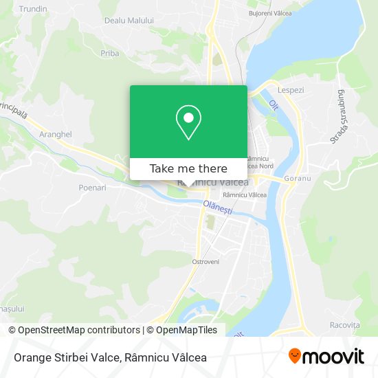 Orange Stirbei Valce map