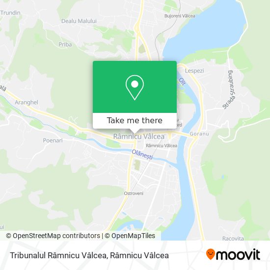 Tribunalul Râmnicu Vâlcea map