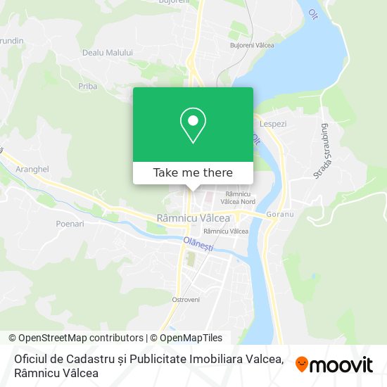 Oficiul de Cadastru și Publicitate Imobiliara Valcea map