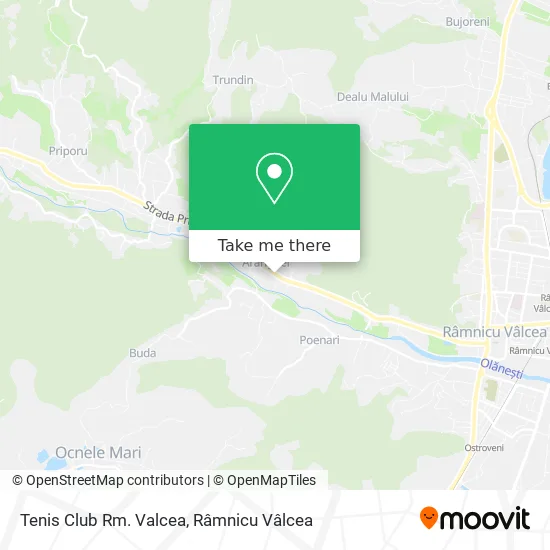 Tenis Club Rm. Valcea map