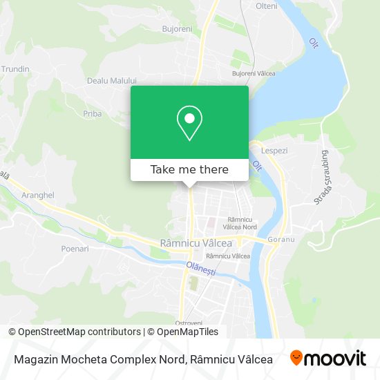 Magazin Mocheta Complex Nord map