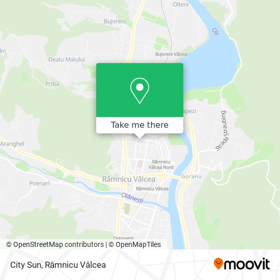 City Sun map