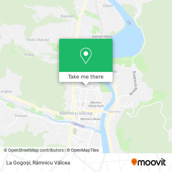 La Gogoși map