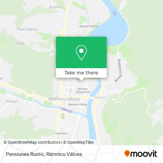 Pensiunea Rustic map