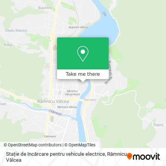 Stație de încărcare pentru vehicule electrice map