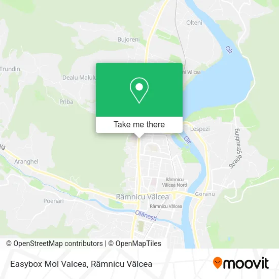 Easybox Mol Valcea map