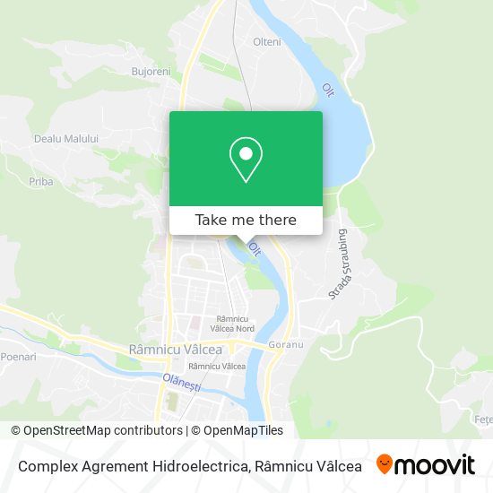 Complex Agrement Hidroelectrica map
