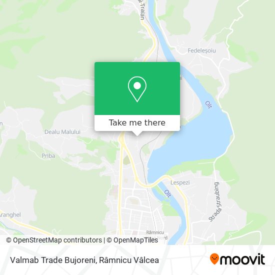 Valmab Trade Bujoreni map