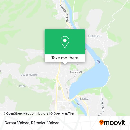 Remat Vâlcea map
