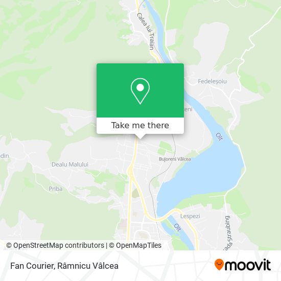 Fan Courier map