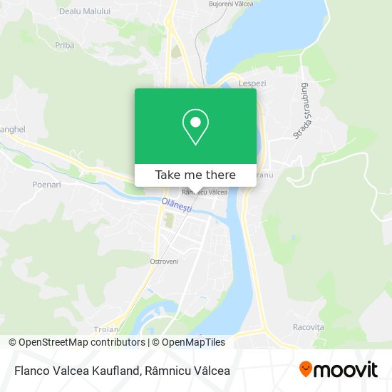 Flanco Valcea Kaufland map