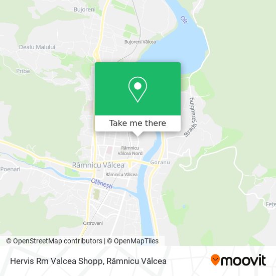 Hervis Rm Valcea Shopp map