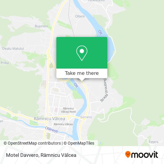 Motel Davvero map