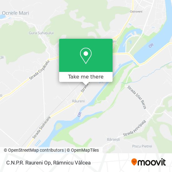 C.N.P.R. Raureni Op map