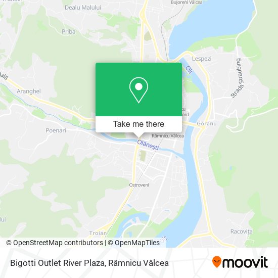 Bigotti Outlet River Plaza map