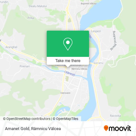 Amanet Gold map
