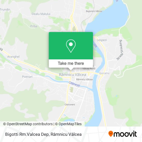 Bigotti Rm.Valcea Dep map