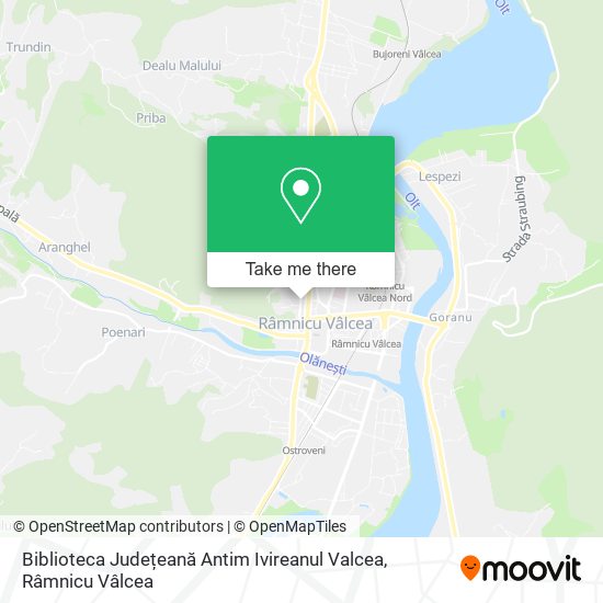 Biblioteca Județeană Antim Ivireanul Valcea map