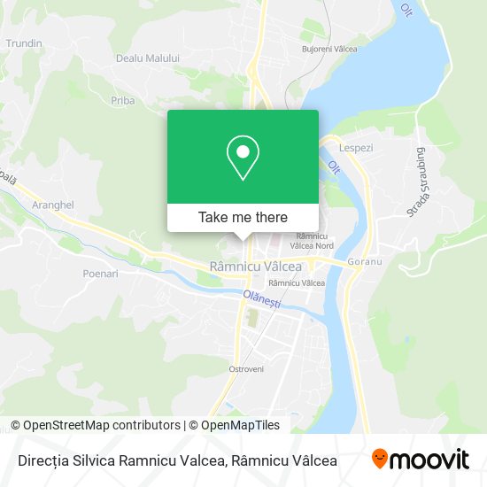 Direcția Silvica Ramnicu Valcea map