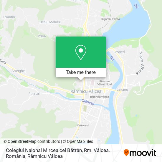 Colegiul Naional Mircea cel Bătrân, Rm. Vâlcea, România map