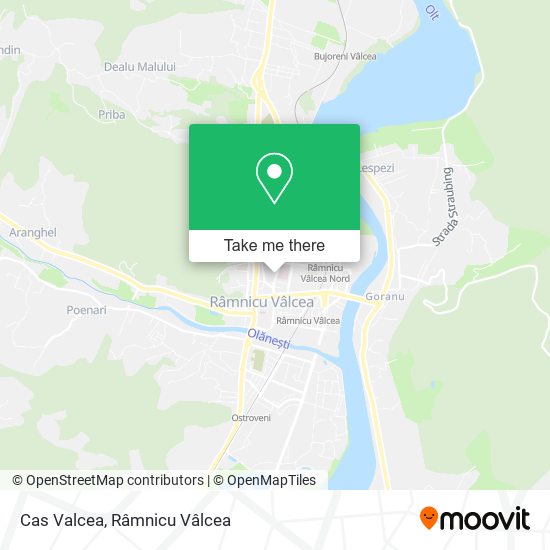 Cas Valcea map