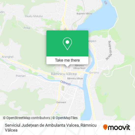 Serviciul Județean de Ambulanta Valcea map