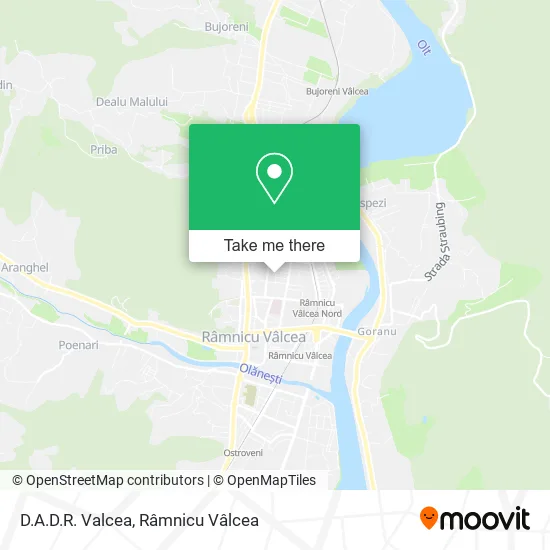 D.A.D.R. Valcea map